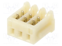 Plug; wire-board; female; SR; 1mm; PIN: 3; IDC; for cable; 50V; 700mA