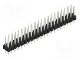 Connector: pin strips; pin header; male; PIN: 42; 2.54mm; THT; 2x21