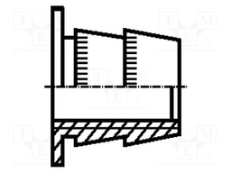 Threaded insert; steel; zinc; M5; BN: 241; Features: for wood
