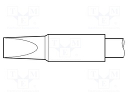 Tip; chisel; 6x1.7mm; longlife