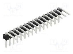 Connector: pin strips; pin header; male; PIN: 15; 2.54mm; THT; 1x15