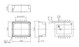 Sensor: accelerometer; Range: -2÷2g; 3÷3.6VDC; -40÷125°C; SMD,SMT