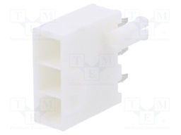 MiniFitJrHdr Vt SR W/Pgs Tin V-0 3Ckt