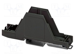 Enclosure base; black; UL94V-0; ME 22,5; for DIN rail mounting