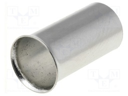 Bootlace ferrule; non-insulated; copper; 16mm2; 12mm; tinned