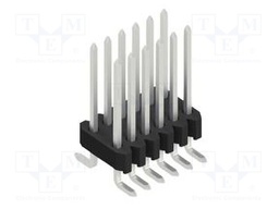 Connector: pin strips; pin header; male; PIN: 12; 1.27mm; SMT; 2x6