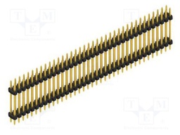 Connector: pin strips; pin header; male; PIN: 74; 2mm; THT; 2x37