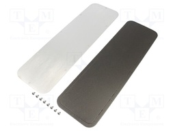 Cable gland plate; aluminium; W: 130mm; L: 445mm; Spacial S3D