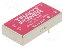 Converter: DC/DC; 15W; Uin: 18÷36V; Uout: 12VDC; Iout: 1250mA; 2"x1"