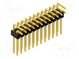 Connector: pin strips; pin header; male; PIN: 24; 2.54mm; THT; 2x12