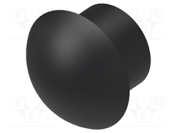 Stopper; polyamide; black; L: 17mm; -20÷100°C; Entrelec; Size: 37