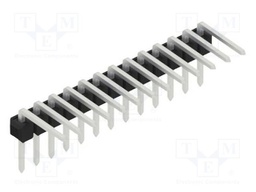 Connector: pin strips; pin header; male; PIN: 13; 2.54mm; THT; 1x13