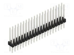 Connector: pin strips; pin header; male; PIN: 40; 2.54mm; THT; 2x20