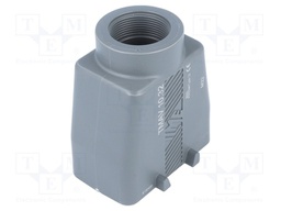 Enclosure: for HDC connectors; T-Type; size 57.27; IP65; M32
