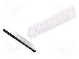 Connector: pin strips; pin header; male; PIN: 31; 2.54mm; SMT; 1x31