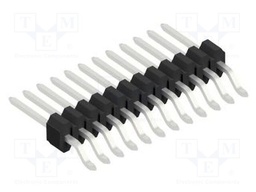Connector: pin strips; pin header; male; PIN: 12; 1.27mm; SMT; 1x12