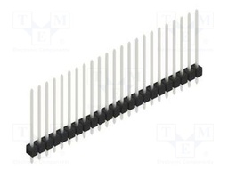 Connector: pin strips; pin header; male; PIN: 23; 2.54mm; THT; 1x23
