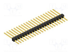 Connector: pin strips; pin header; male; PIN: 21; 2.54mm; SMT; 1x21