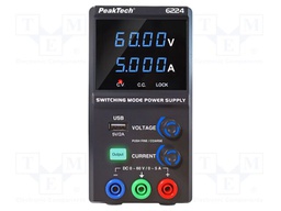 Laboratory power supply: standard; switching,single-channel