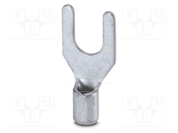 Non-insulated; Body: silver; Tip: fork