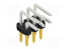 Connector: pin strips; pin header; male; PIN: 6; 2mm; THT; 2x3; 100V