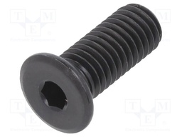 Screw; M8x20; Head: cheese head; imbus; steel; black finish