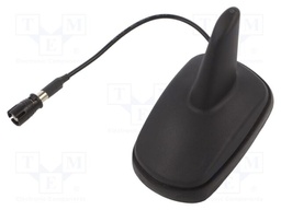 Antenna; SHARK; AM,FM; RAKU II female; black; 12VDC; RG174