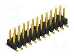 Connector: pin strips; pin header; male; PIN: 24; 2.54mm; SMT; 2x12