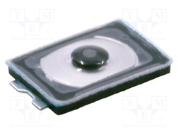 TACTILE SW, SPST-NO, 0.05A, 12VDC, SMD