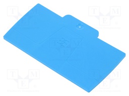 End plate; Application: A series; blue