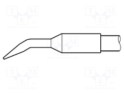 Tip; bent conical; 0.4mm; longlife
