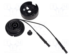 Reel for test leads; for rolling up too long test leads
