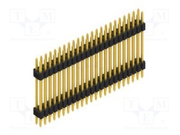 Connector: pin strips; pin header; male; PIN: 46; 1.27mm; THT; 2x23