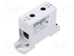 Splice terminal: distribution block; for DIN rail mounting