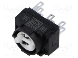 Contact Block, Series 61, 5 A, 250 Vac/dc, 2NO/1NC, Solder Terminals