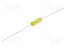 Capacitor: polypropylene; 0.1uF; ±5%; Ø6x15mm; -55÷100°C; 250VDC