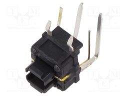 Microswitch TACT; SPST-NO; Pos: 2; 0.05A/12VDC; THT; LED; OFF-(ON)