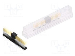 Connector: pin strips; pin header; male; PIN: 42; 2.54mm; SMT; 2x21