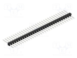 Connector: pin strips; pin header; male; PIN: 31; 2.54mm; SMT; 1x31