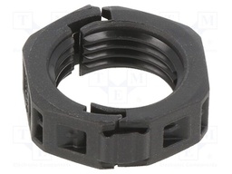 Nut; Thread: metric; polyamide 6; LN,PMAFLEX; -30÷100°C; UL94HB