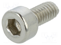 Screw; M2.5x5; 0.45; Head: cheese head; hex key; HEX 2mm; DIN 912