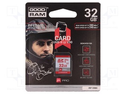 Memory card; IRDM PRO; SD XC; 32GB; Read: 280MB/s; Write: 240MB/s