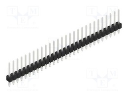 Connector: pin strips; pin header; male; PIN: 28; 2.54mm; THT; 1x28
