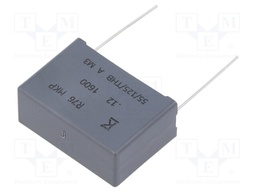 Capacitor: polypropylene; 120nF; 27.5mm; ±5%; 32x13x22mm; 1600VDC
