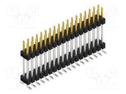 Connector: pin strips; pin header; male; PIN: 36; 2.54mm; SMT; 2x18