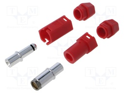Connector: DC supply; plug; QS; male + female; PIN: 1; for cable