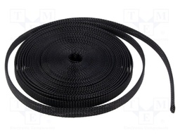 Polyester braid; ØBraid : 6÷14mm; polyester; black; L: 10m; reel