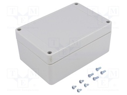 Enclosure: multipurpose; X: 85mm; Y: 125mm; Z: 56mm; BOXELEC; ABS