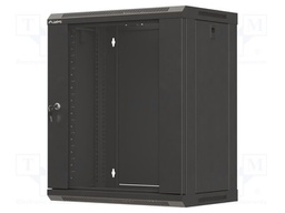 Enclosure: rack cabinet; Standard: 19"; 12U; black; Z: 350mm