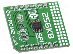 Click board; EEPROM memory; SPI; 24C08WP; mikroBUS connector